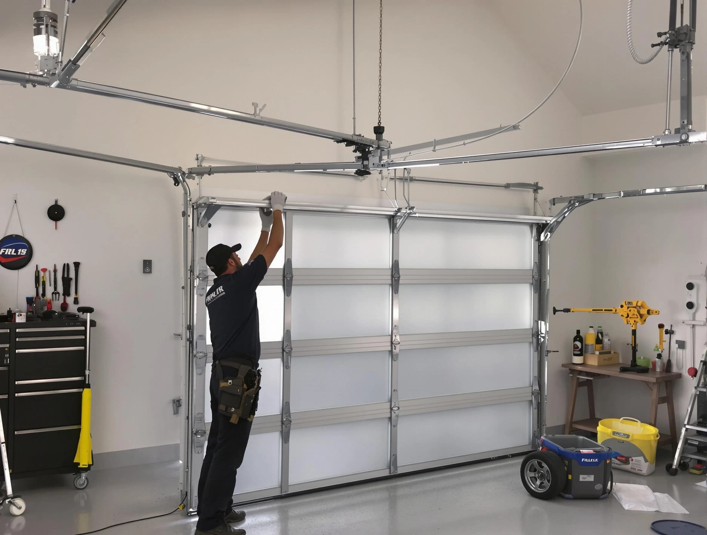 Mount Lebanon Garage Door Repair certified team performing precision garage door installation in Mount Lebanon