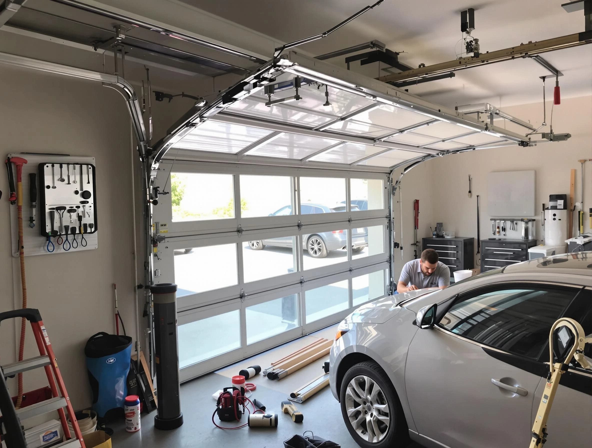 Garage door noise reduction service by Mount Lebanon Garage Door Repair in Mount Lebanon