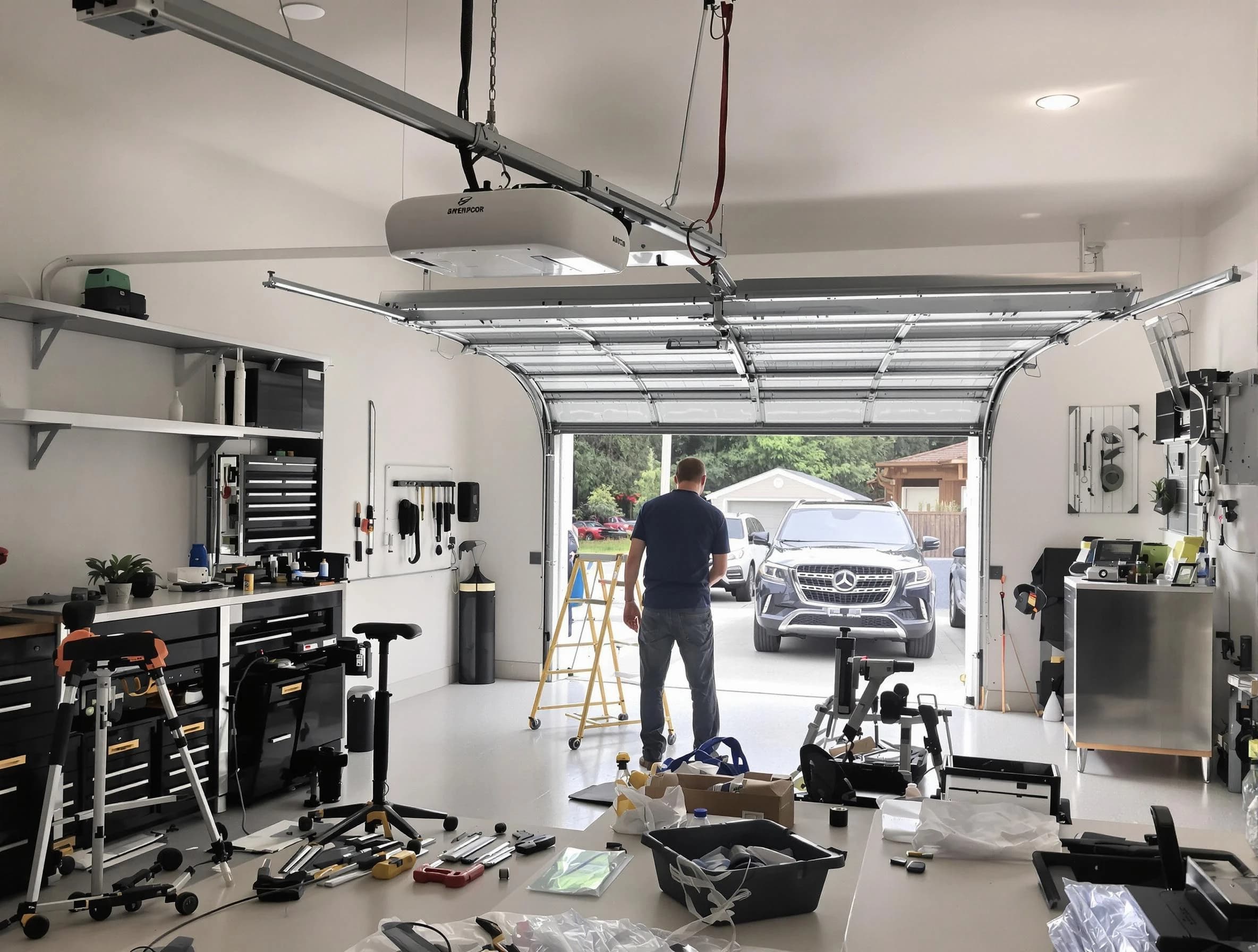 Garage door opener installation by Mount Lebanon Garage Door Repair in Mount Lebanon