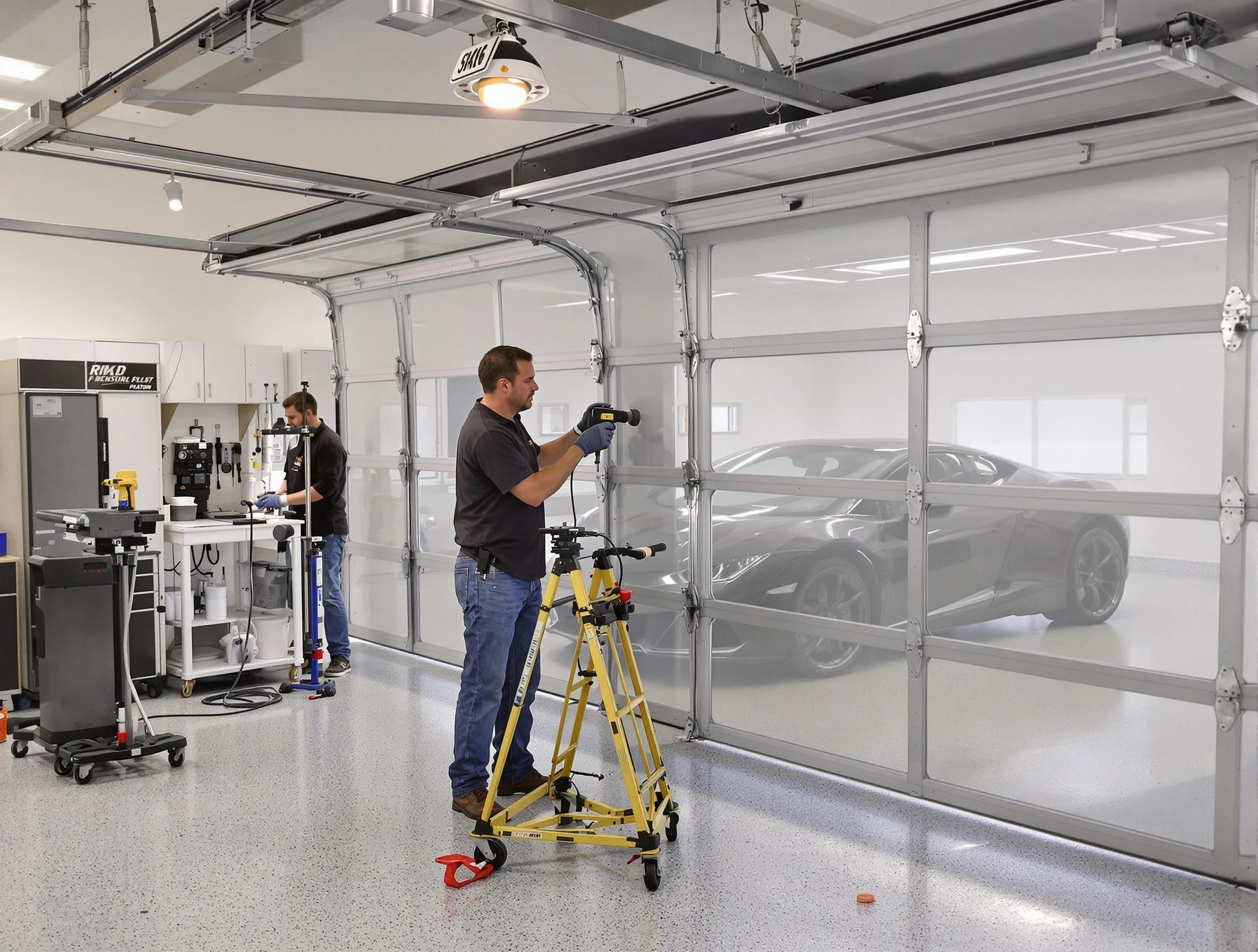 Garage Door Dents Repair in Mount Lebanon