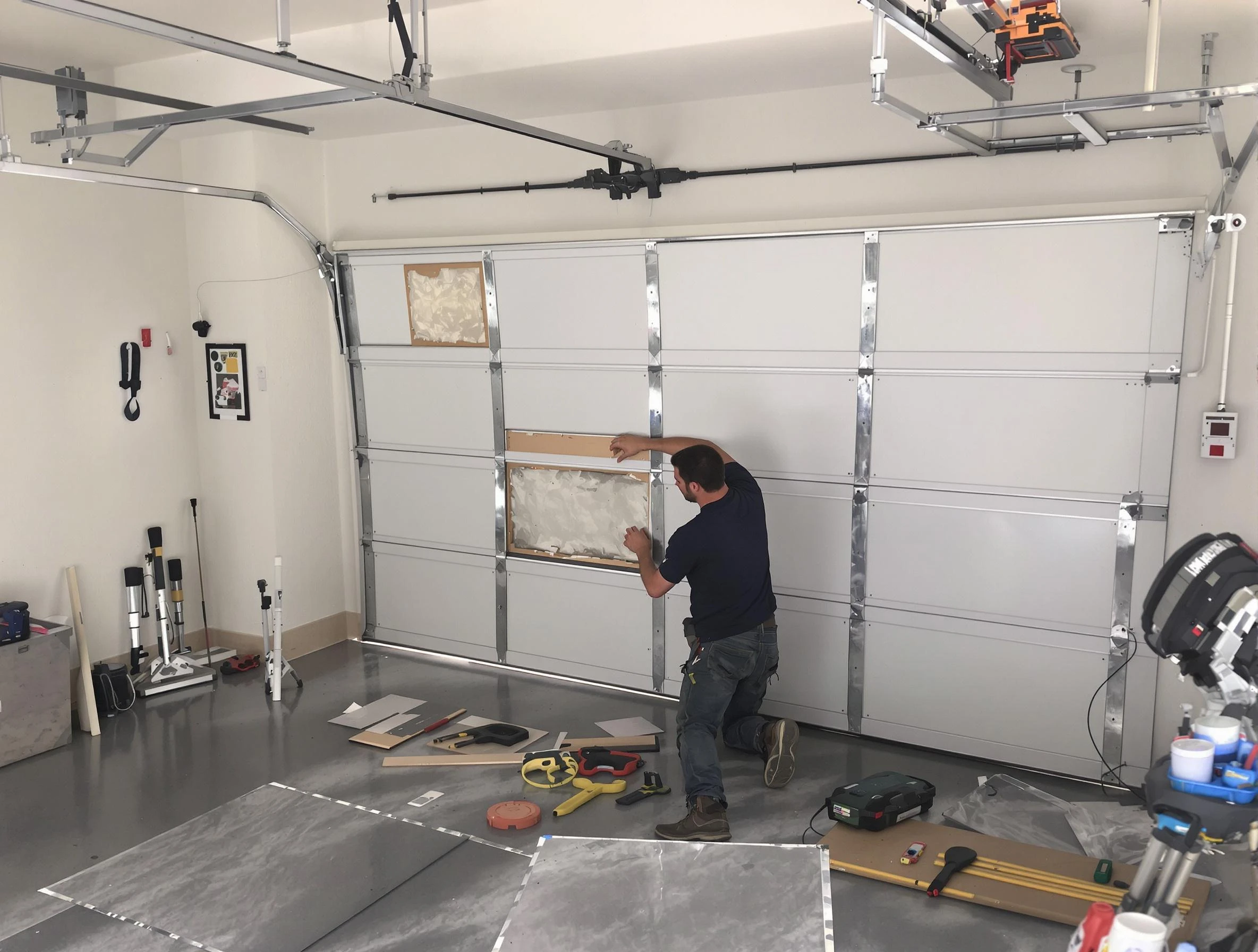 Garage Door Panel Repair in Mount Lebanon