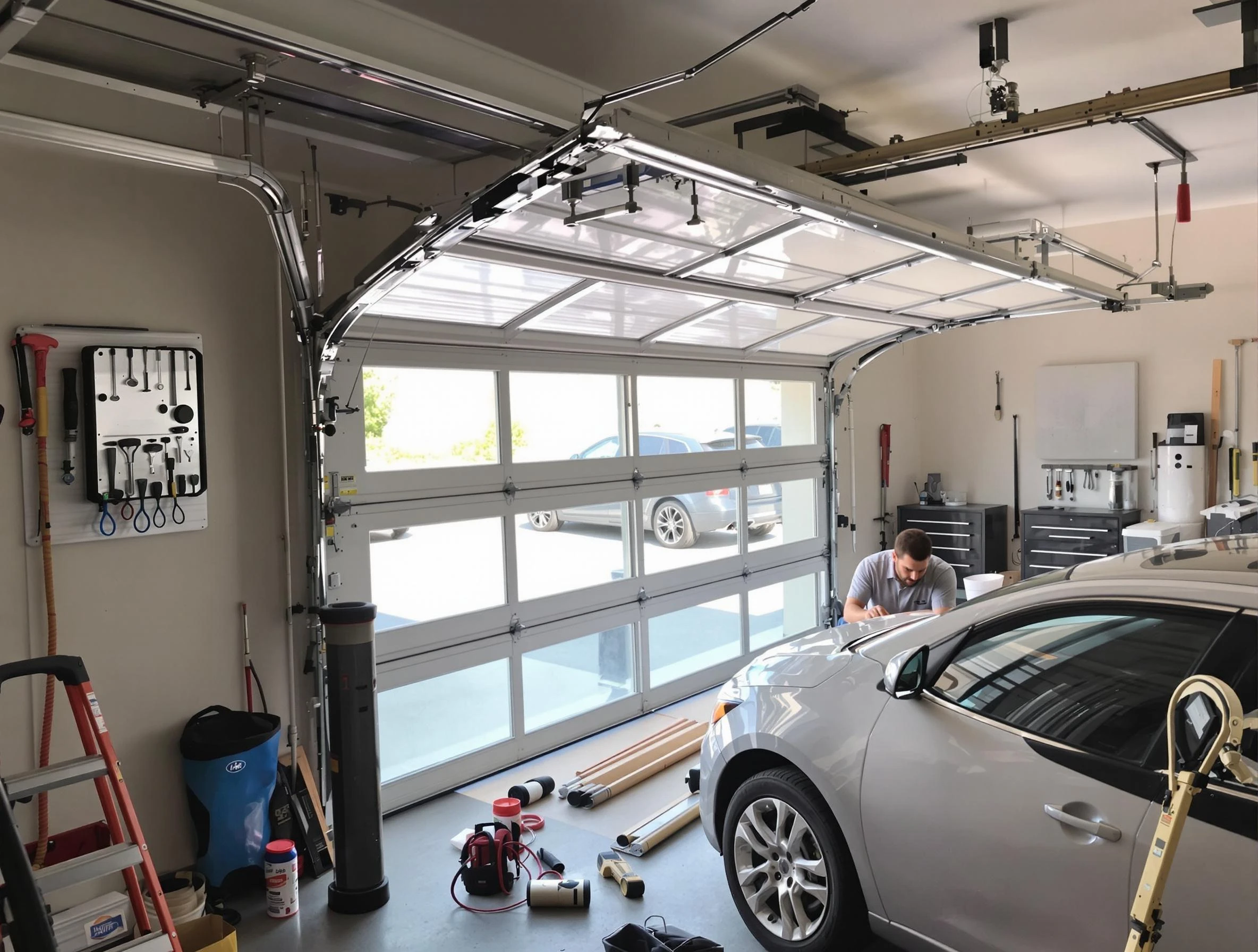 Garage door noise reduction service by Mount Lebanon Garage Door Repair in Mount Lebanon